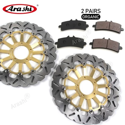 Rotor de disco de freno delantero + pastillas de freno para Ducati 1098 2007 2008 / 1198 2009-2011 Foto 1 de 4