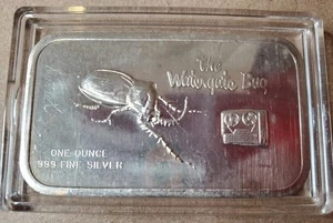 Barra de plata .999 de 1 oz | Watergate Bug | Nixon Watergate - Imagen 1 de 4