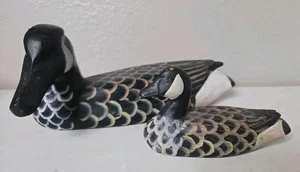 Anatra in legno dipinta a mano vintage della Repubblica Popolare Cinese lotto di 2 - Foto 1 di 13
