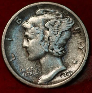 1920-D Denver Mint Silver Mercury Dime - Picture 1 of 2