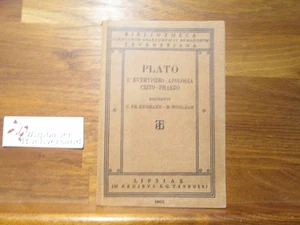 Euthyphro Apologia Socratis Crito Phaedo PlatoCarl Friedrich Hermann und Martin  - Picture 1 of 2