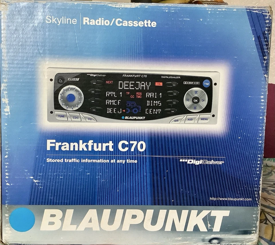 Retro Autoradio Blaupunkt Frankfurt C70 - Immagine 1 di 4