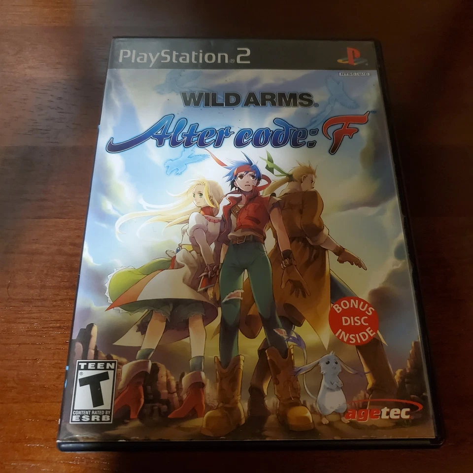Wild Arms: Alter Code F PS2 -CIB- Mint, Tested - Image 1 of 4