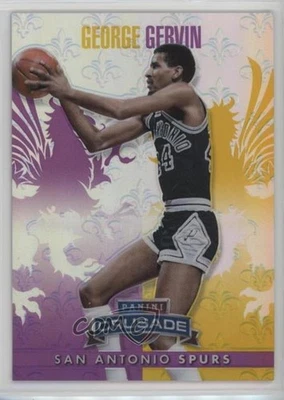 2013-14 Panini Crusade Crusade Purple /49 George Gervin #213 HOF - Image 1 of 2