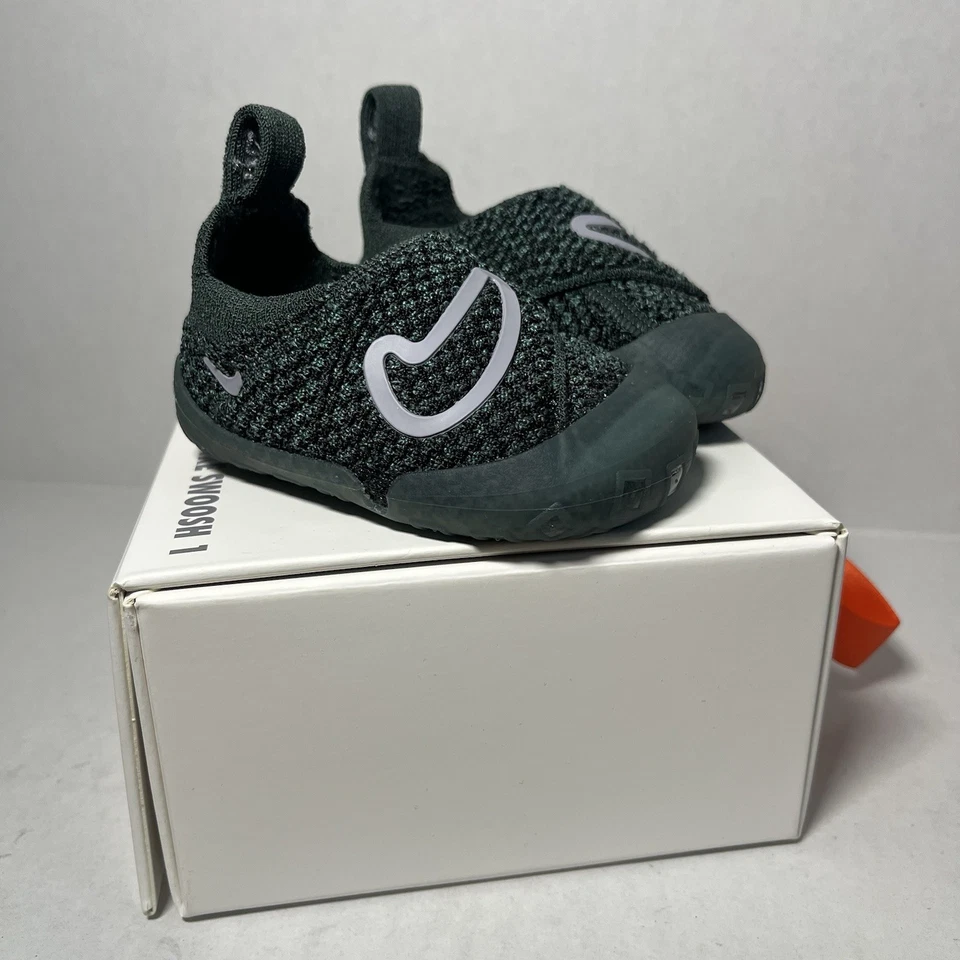 Nike Swoosh 1 TD Vintage Green Cement Grey Toddler Infant 3c Shoe FB3244-300