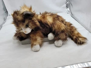 Ty 12 Zoll Jumbles Tabby Calico Langhaar Kätzchen Katze Stofftier Plüschtier 2017 - Bild 1 von 22