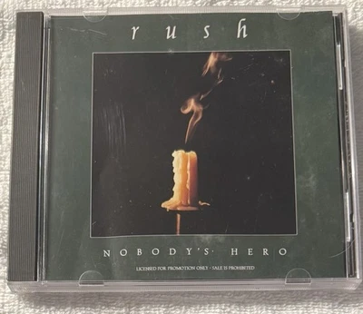 Rush, Nobody’s Hero, Single, Promo, CD, 1993 - Imagem 1 de 3