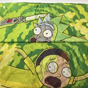 Set 2 federe Rick and Morty double face verde - Foto 1 di 3