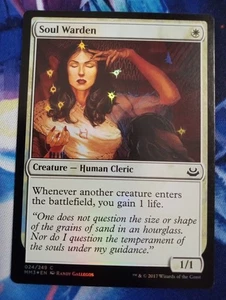 MTG - Soul Warden - FOIL - Modern Masters 2017 - Light Play - Picture 1 of 2