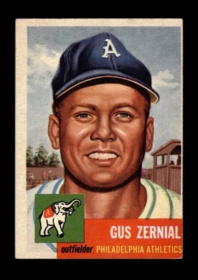 1953 Topps Set-Break # 42 Gus Zernial en muy buen estado-en muy buen estado *GMCARDS* Foto 1 de 2