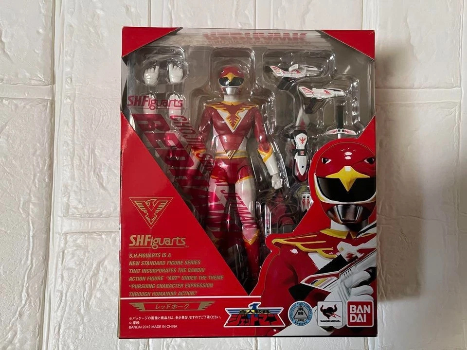Chojin Sentai Jetman S.H. Juguete Figuarts Red Hawk BANDAI Zord Foto 1 de 3