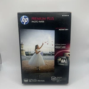 Drukarka papieru fotograficznego HP Premium Plus błyszcząca 4 x 6 100 arkuszy / opakowanie CR668A - Zdjęcie 1 z 1