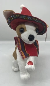 Pan Asian Creations Spanish Singing Chihuahua Dog Animated Poncho 8.5” New - Picture 1 of 6