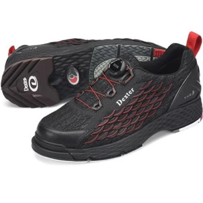 ZAPATOS DE BOWLING BOA DE PUNTO DEXTER THE C9 PARA HOMBRE NEGROS/ROJOS TALLAS 7 - 14 ANCHO MEDIO Foto 1 de 4
