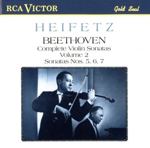 BEETHOVEN komplette Violinsonaten Vol. 2 / Jascha HEIFETZ (CD, 1988, RCA) - Bild 1 von 2