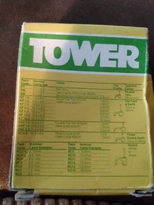 Box Of 145 Tower Cream Round 5 mm Cable Clips** - Picture 1 of 2