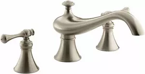 Kohler Revival Roman Bath Faucet Trim - Vibrant Brushed Bronze - K-T16119-4A-BV - Bild 1 von 12