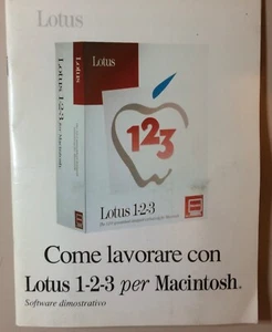 Software dimostrativo Lotus 1-2-3 per Macintosh - Foto 1 di 2