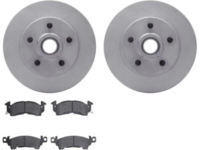 Kit de pastilhas de freio e rotor suburbano fricção dinâmica 83494FG para 1975-1978 GMC C15 - Imagem 1 de 2