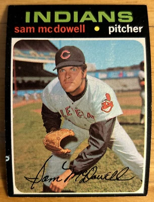 1971 Topps Sam McDowell #150 Indians (Sporting News AL Pitcher Of The Year!) - Image 1 of 2