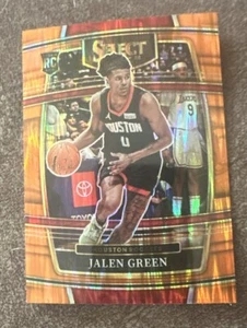 Jalen Green 2021-22 Select Concourse - Orange Flash Prizm Rookie Rockets 🔥🔥📈 - Picture 1 of 4