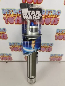 SPADA LASER BLU STAR WARS GUERRE STELLARI LIGHT SABER HASBRO DISNEY BLADE BUILD - Foto 1 di 3