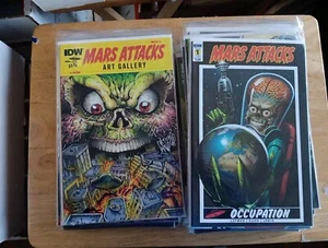 Mars Attacks Comic Book Lot Of 34 Books John Layman Bagged And Boarded Variants - Picture 1 of 21