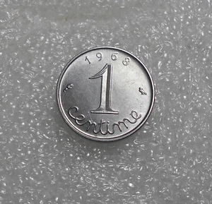 France Coins 1 CENTIMES 1968 Circulated - Picture 1 of 8