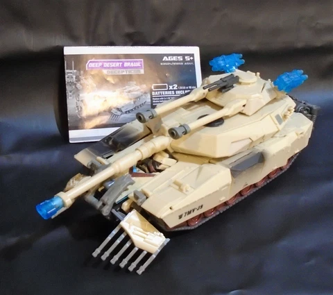 TRANSFORMERS LEADER CLASS 12" DEEP DESERT BRAWL 100% COMPLETE ELECTRONIC MANUAL Cover
