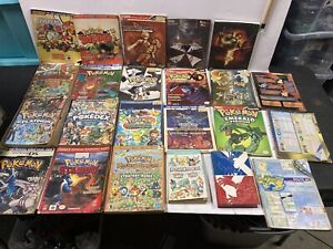 Video Game Strategy Guides Lot Of 23 Pokemon,Mario,Resident Evil,Shadow Hearts