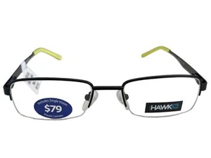 Anteojos Hawk para niños jóvenes THK 4-2 negro amarillo medio borde talla 45-17-130 - Imagen 1 de 9