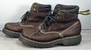 Dr Doc Martens Size 9 Brown Ankle Boots Airwair AW004 8A38 - Picture 1 of 11