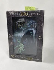 *Sealed* 200 Horror Flicks on 50 Discs — "Tales of Terror" Box Set - Picture 1 of 13