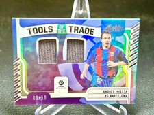 8/10 Andres Iniesta - 2022-23 Chronicles Tools of the Trade Gold (Player Worn)