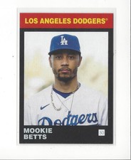 2021 Topps 582 Montgomery Club Lost Design Set 5 #15 Mookie Betts Dodgers