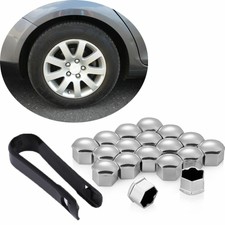 20Pcs Car Wheel Nut Caps Auto Hub Screw Cover Lug Nur Cover 17mm Bolt Rims