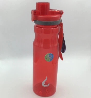 Water Bottle Red Durable Tritan BPA Free Twist and Lock Lid 28 oz New With Tags - Image 1 of 4