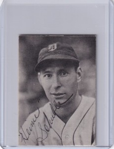 1972 TCMA #222 HEINIE SCHUBLE HAND SIGNED AUTOGRAPH DETROIT TIGERS 4093