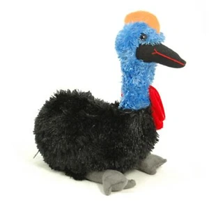 DINKI DI ENDANGERED CASSOWARY BIRD STUFFED ANIMAL PLUSH TOY 26cm *FREE DELIVERY* - Picture 1 of 2