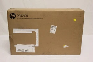 HP P24v G4 24" IPS Monitor Widescreen Full HD 1920x1080 LED Backlit HDMI F6 - Picture 1 of 10
