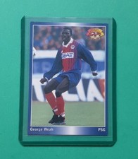 GEORGE WEAH #157 PSG 1994-1995 PANINI FOOTBALL CARD FRANCE COLLECTION