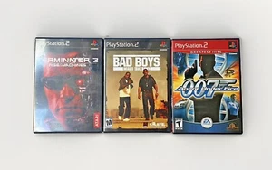 Terminator 3, Bad Boys & James Bond Agent Under Fire CIB Playstation 2 WORKING - Picture 1 of 17