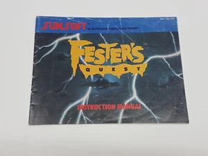 Fester's Quest Authentic Original NES Nintendo nur Anleitung - Bild 1 von 13