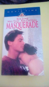 Masquerade (1988) VHS Rob Lowe Meg Tilly Kim Cattrall nudity nude sexy mystery  - Bild 1 von 2