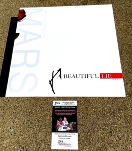 JARED LETO FIRMATO A Beautiful Lie Vinile JSA COA 30 SECONDI A MARS - Foto 1 di 2