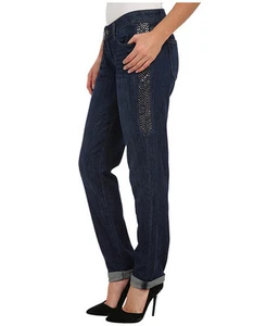 NWT Womens Paige Denim 25 Jimmy Jimmy Skinny Lange Dart Embelished Boyfriend New - Picture 1 of 10