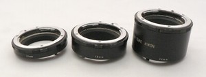 SOLIGOR AUTO MACRO EXTENSION TUBE SET FOR NIKON