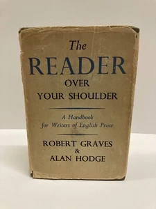 Reader Over Your Shoulder Robert Graves First Edition 1st Printing Rare HC Book - Picture 1 of 14