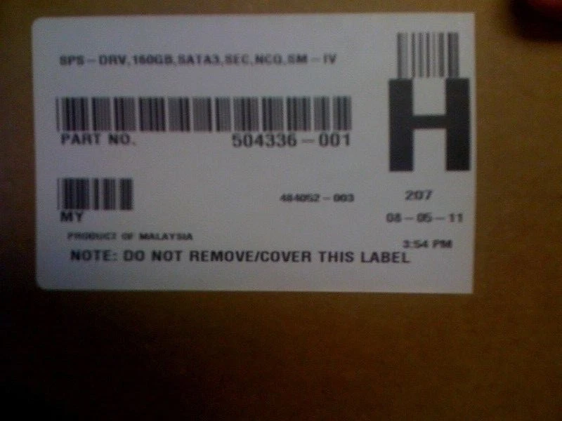 HP 504336-001 160GB 7.2K SATA Hard Drive - Image 1 of 1