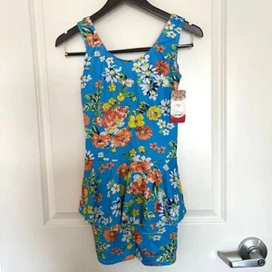 NWT Women's One Piece Swimsuit Floral Swimwear Bathing Suit Swimdress Size S - Picture 1 of 7